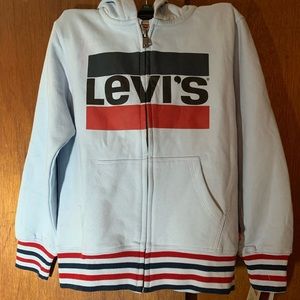NEW LEVIS boy blue sweatshirt size S